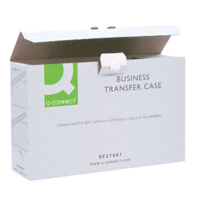 Q-Connect Business Transfer Case Corrugated Card - (Pack 10)