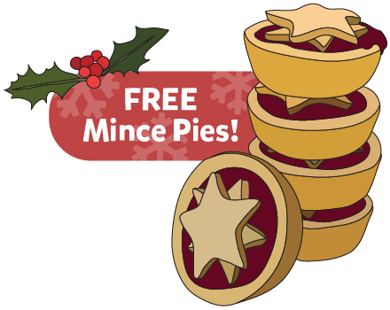 Free Mince Pies!